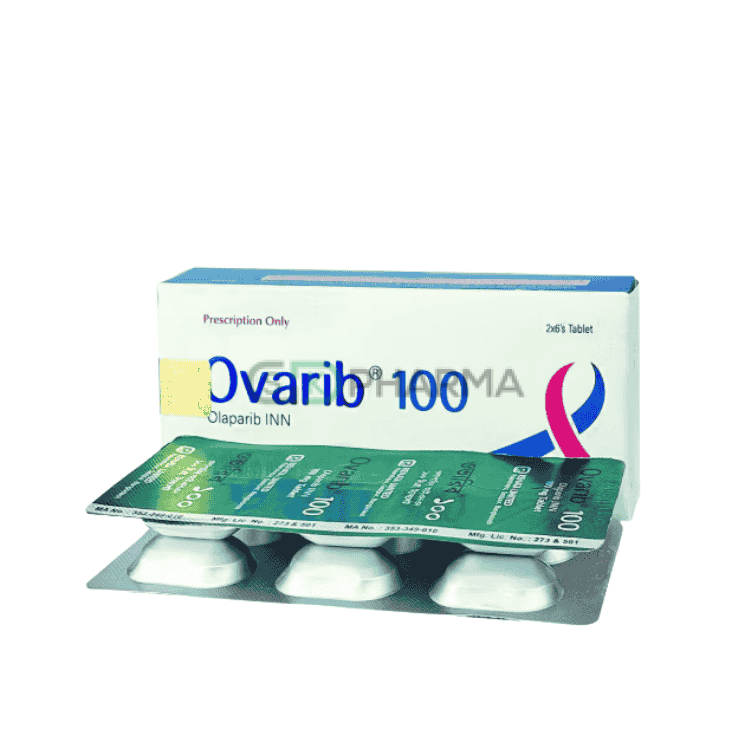 Ovarib Tablet 100 mg (Olaparib)