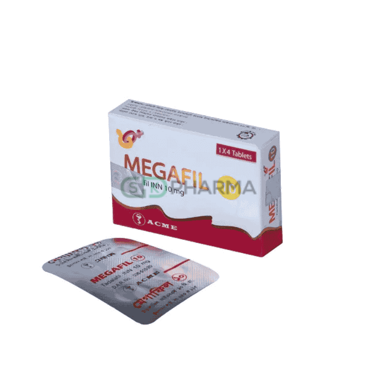 Megafil Tablet 10 mg (Tadalafil)