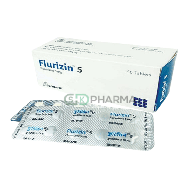 Flurizin Tablet 5 mg (Flunarizine)