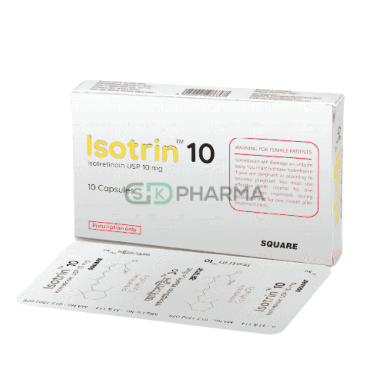 Isotrin Capsule 10 mg (Isotretinoin (Oral))