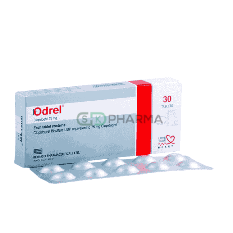 Odrel Tablet 75 mg (Clopidogrel Bisulphate)