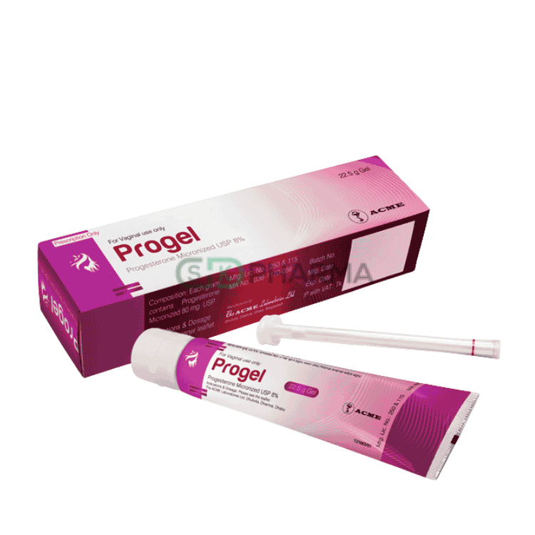 Progel Vaginal Gel 8% (Progesterone Micronized (Vaginal Gel))