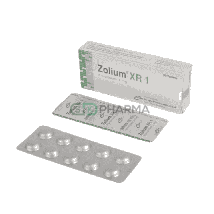 Zolium XR Tablet 1 mg (Alprazolam)