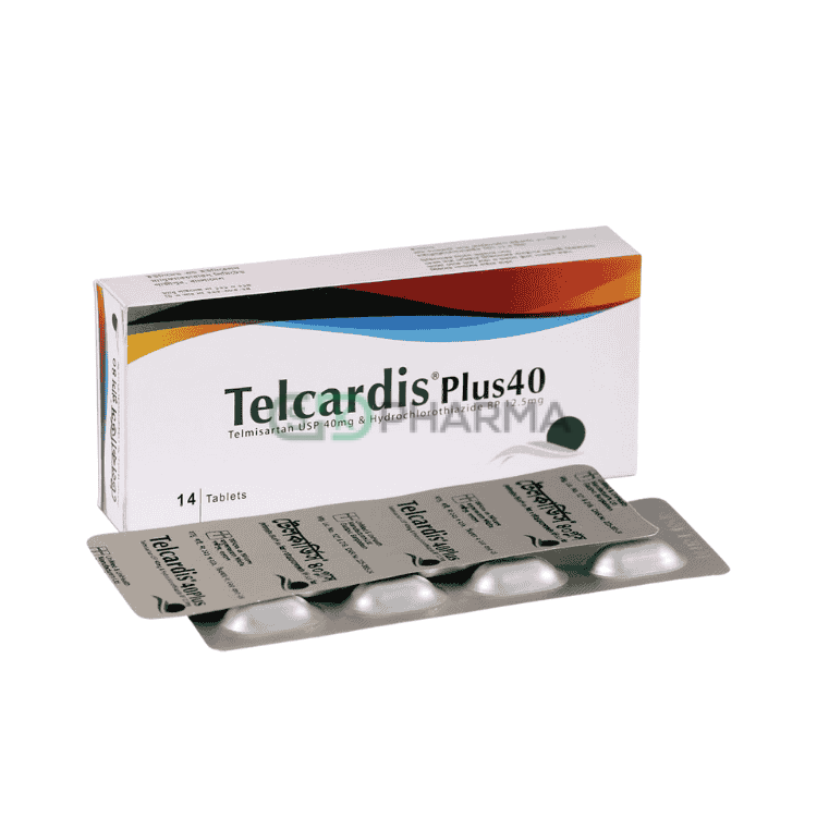 Telcardis Plus Tablet 40 mg+12.5 mg (Telmisartan + Hydrochlorothiazide)
