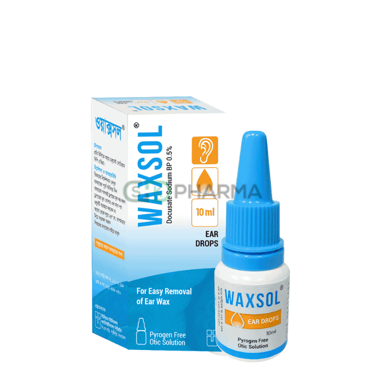 Waxsol Ear Drop 0.50% (Docusate Sodium (Ear drop))
