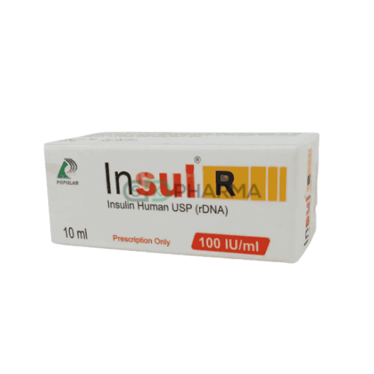 Insul R Injection 100 IU/ml (Insulin Human [rDNA])