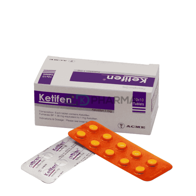 Ketifen Tablet 1 mg (Ketotifen Fumarate (Oral))