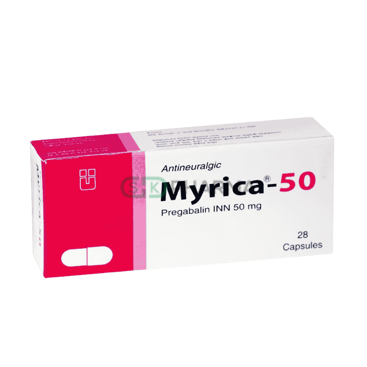 Myrica Capsule 50 mg (Pregabalin)