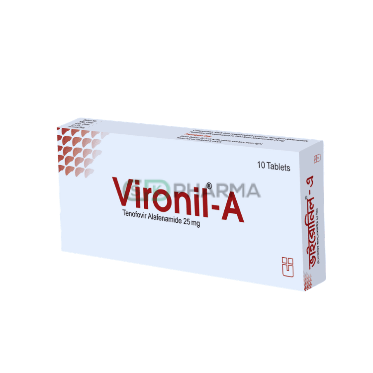 Vironil-A Tablet 25 mg (Tenofovir Alafenamide)