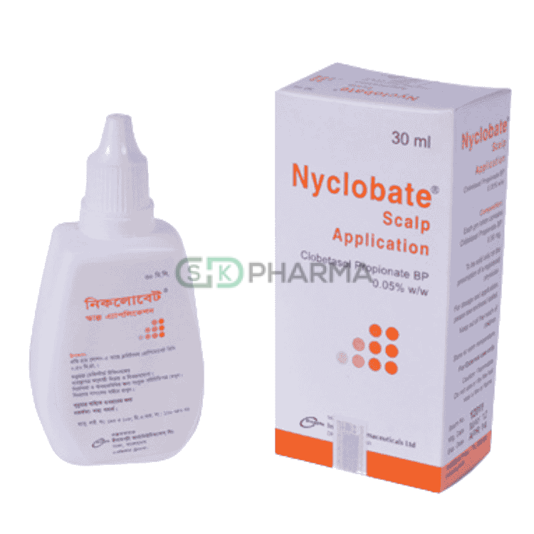 Nyclobate Scalp Solution 0.05% (Clobetasol Propionate)