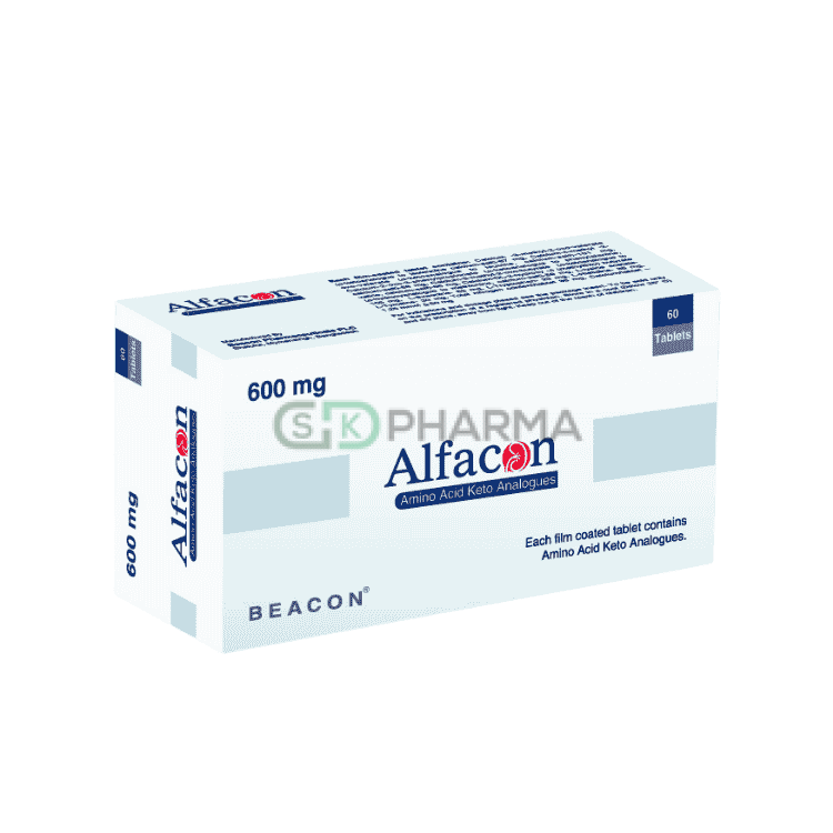 Alfacon Tablet 600 mg (Amino Acid Ketoanalogues)