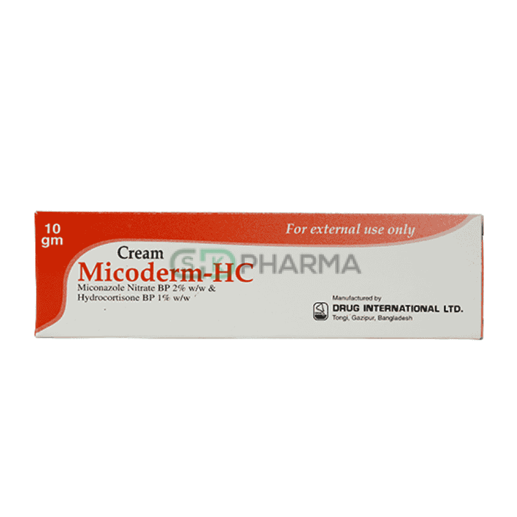 Micoderm-HC Cream 2%+1% (Miconazole Nitrate + Hydrocortisone)