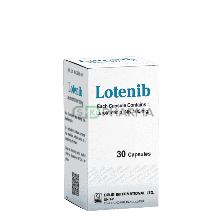 Lotenib Capsule 100 mg (Larotrectinib)