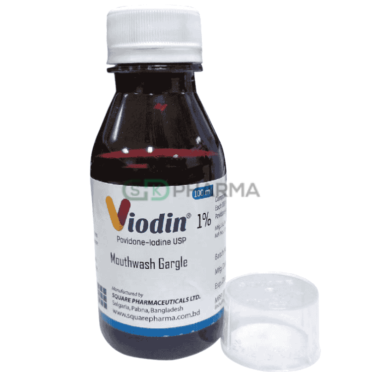 Viodin Mouthwash 1% w/v (Povidone Iodine)