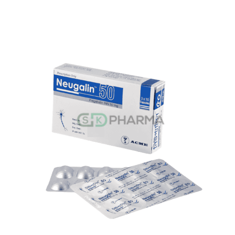 Neugalin Capsule 50 mg (Pregabalin)