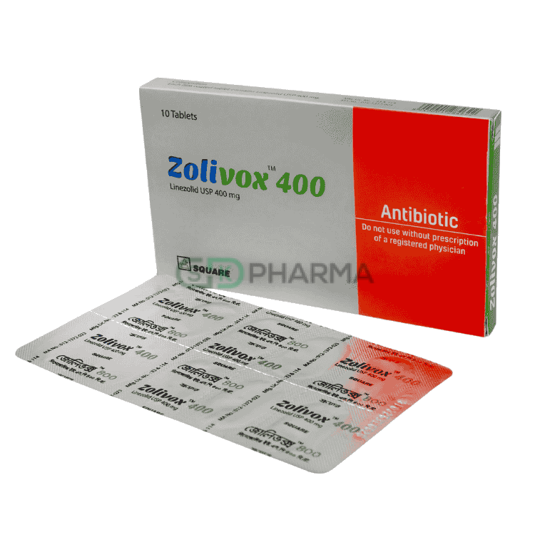Zolivox Tablet 400 mg (Linezolid)