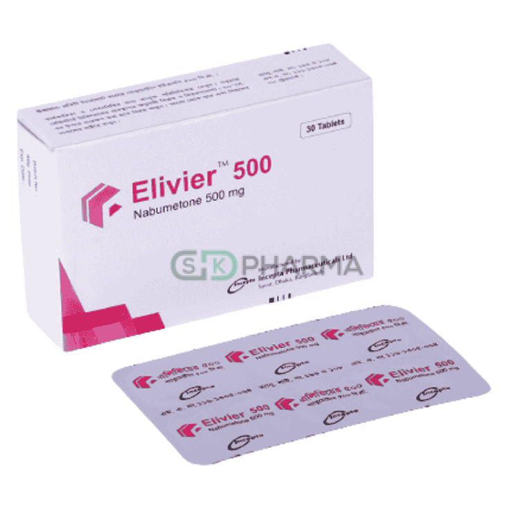 Elivier Tablet 500 mg (Nabumetone)