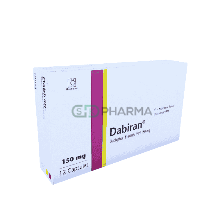 Dabiran Capsule 150 mg (Dabigatran Etexilate Mesylate)