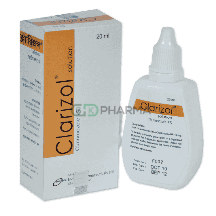 Clarizol Topical Solution 1% (Clotrimazole (Topical))