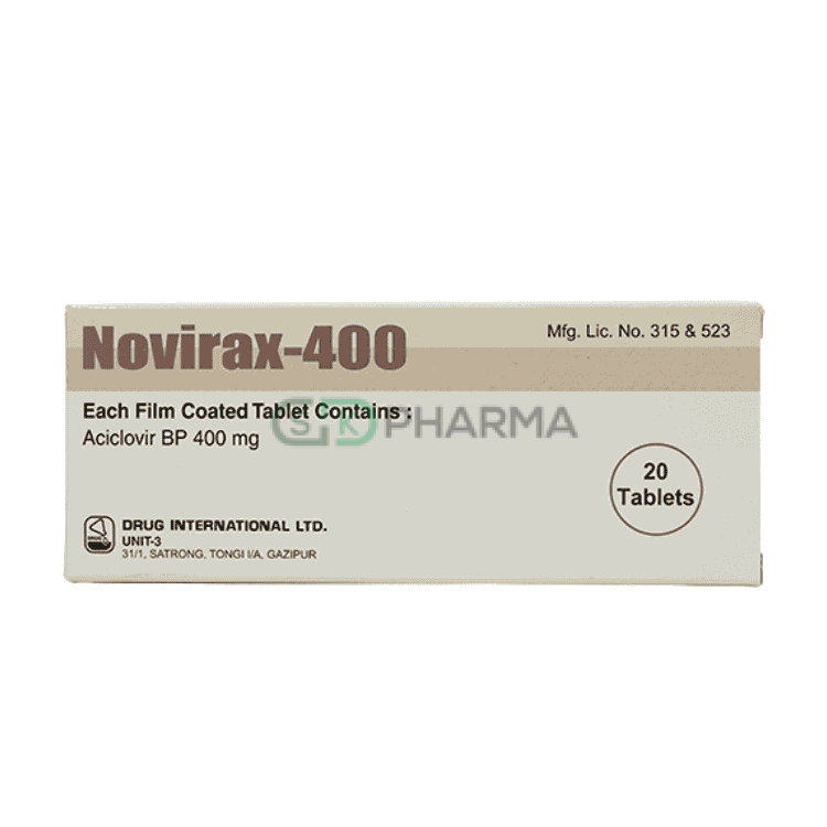 Novirax Tablet 400 mg (Acyclovir (Oral))