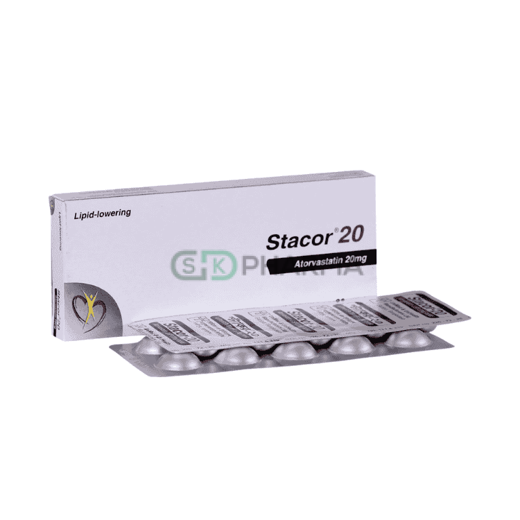 Stacor Tablet 20 mg (Atorvastatin Calcium)