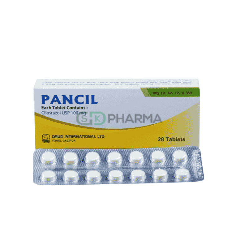 Pancil Tablet 100 mg (Cilostazol)