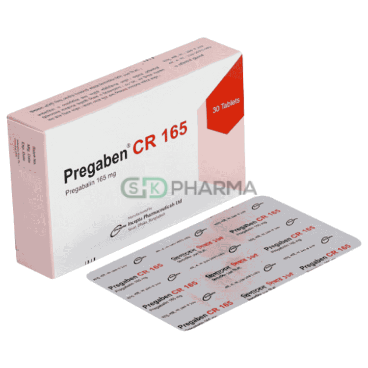 Pregaben CR Tablet 165 mg (Pregabalin)