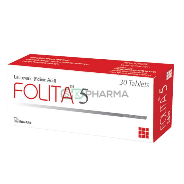 Folita Tablet 5 mg (Folinic Acid)