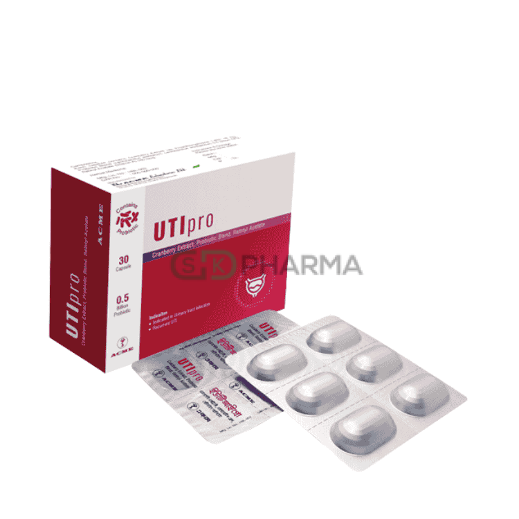 UTIpro Capsule 18 mg+0.5 billion CFU+160 mcg (Cranberry + Probiotic Blend + Retinyl Acetate)