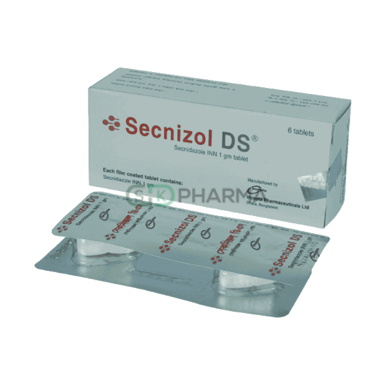 Secnizol DS Tablet 1000 mg (Secnidazole)