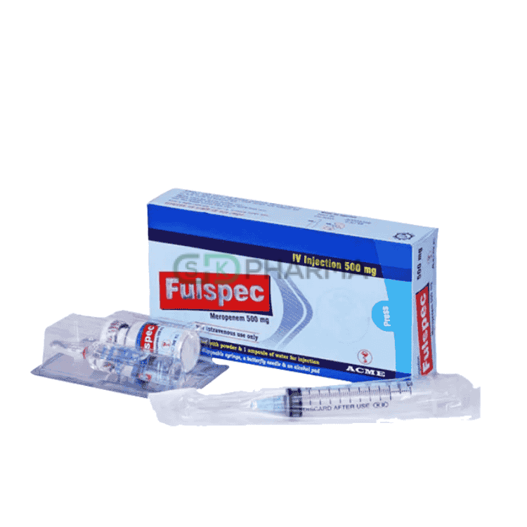 Fulspec Injection 500 mg/vial (Meropenem Trihydrate)