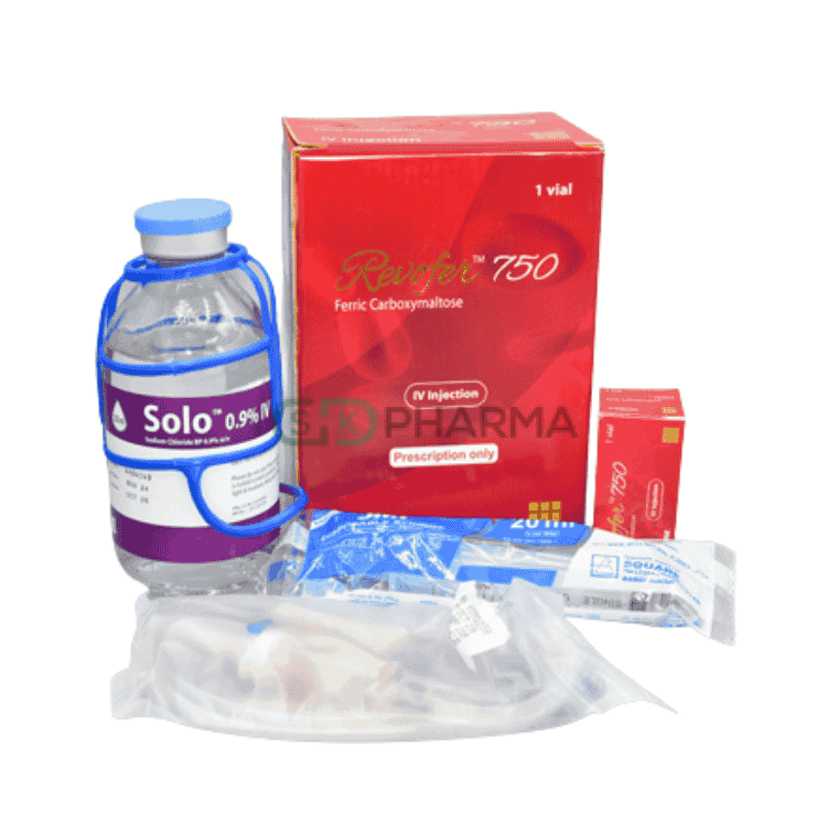 Revofer Injection 750 mg/15 ml (Ferric Carboxymaltose)