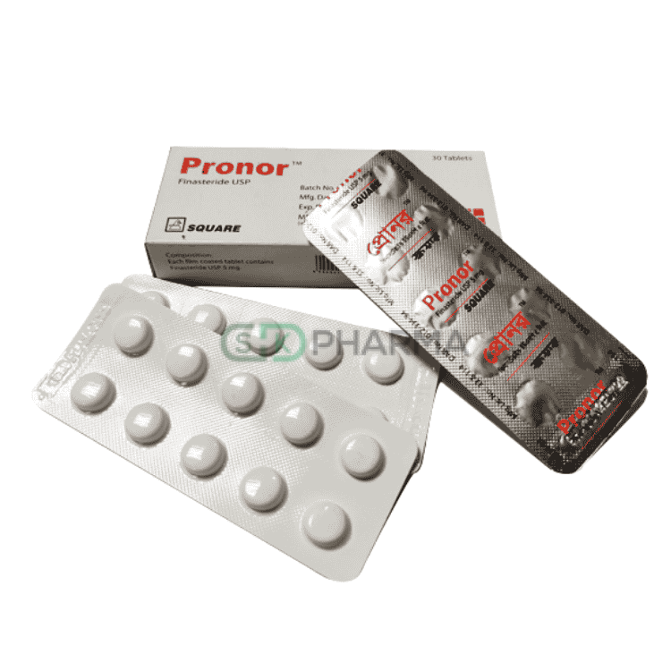 Pronor Tablet 5 mg (Finasteride [For B.P.H.])