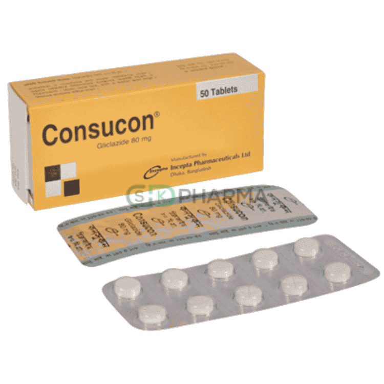 Consucon Tablet 80 mg (Gliclazide)