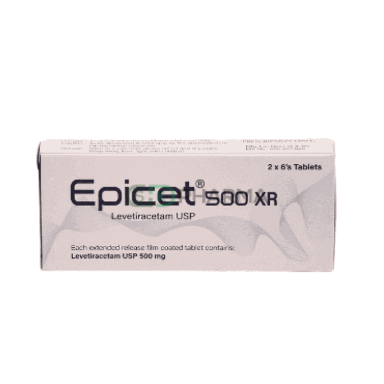 Epicet XR Tablet 500 mg (Levetiracetam)