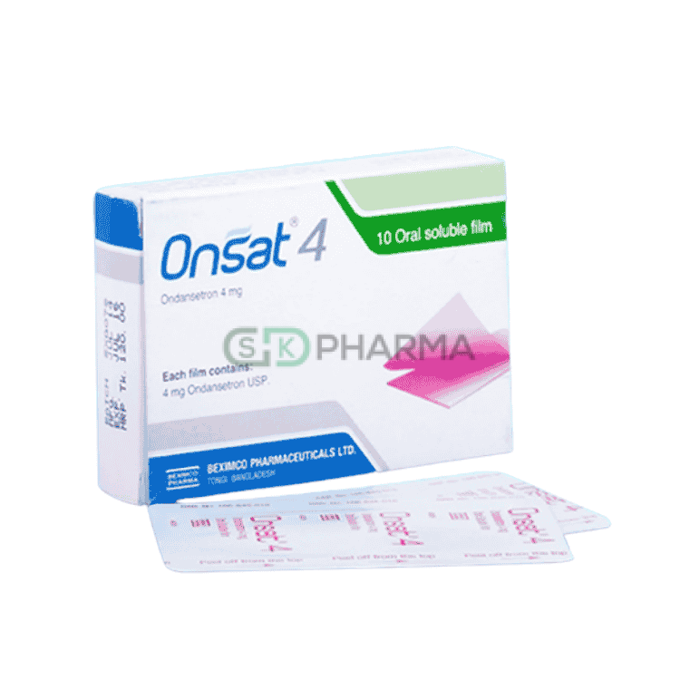 Onsat OSF Oral Soluble Film 4 mg (Ondansetron)