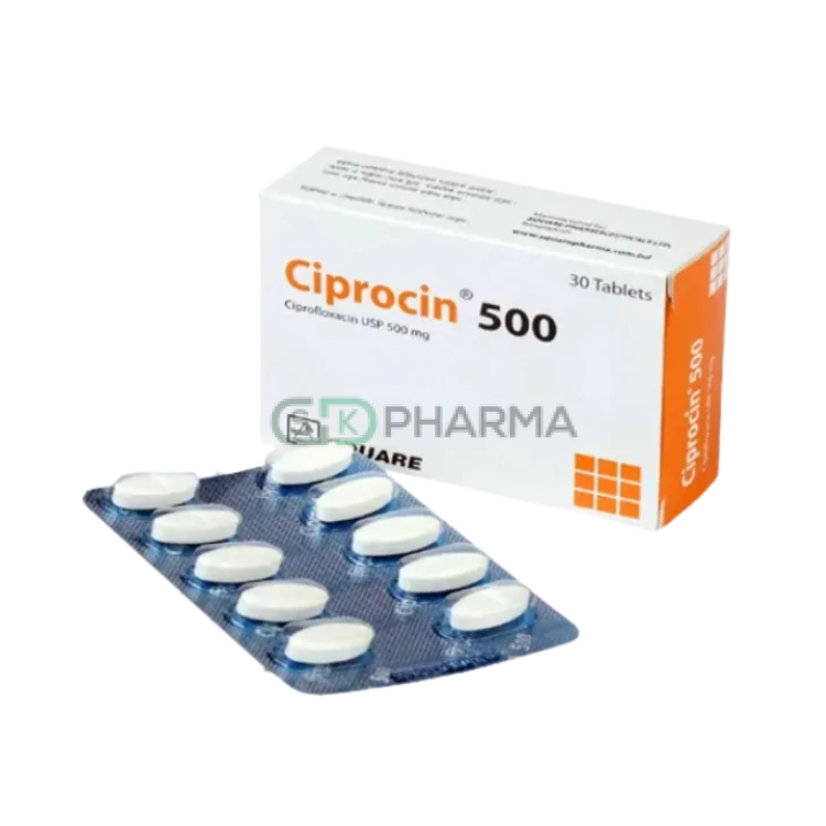 Ciprocin Tablet 500 mg (Ciprofloxacin)