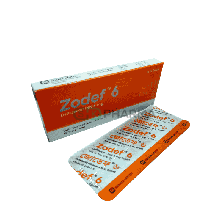 Zodef Tablet 6 mg (Deflazacort)
