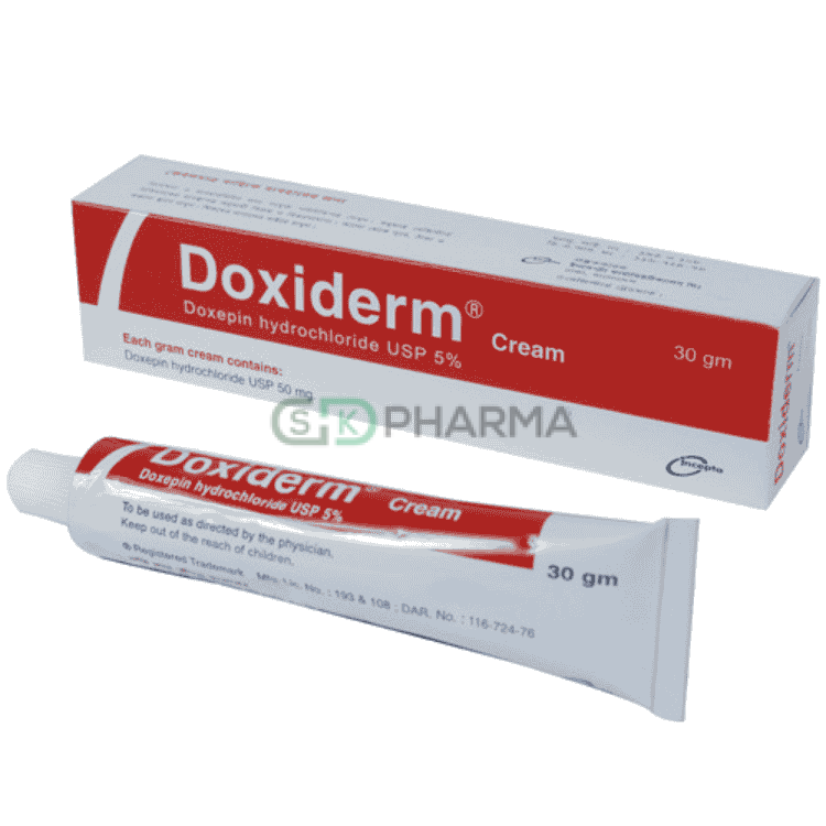 Doxiderm Cream 5% (Doxepin (Topical))