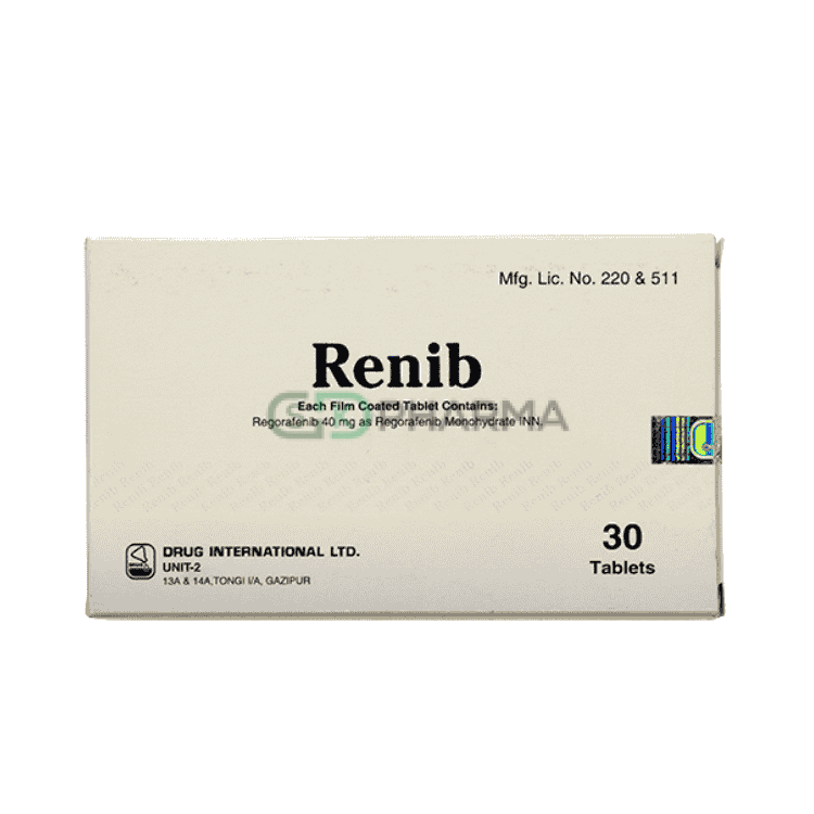 Renib Tablet 40 mg (Regorafenib Monohydrate)