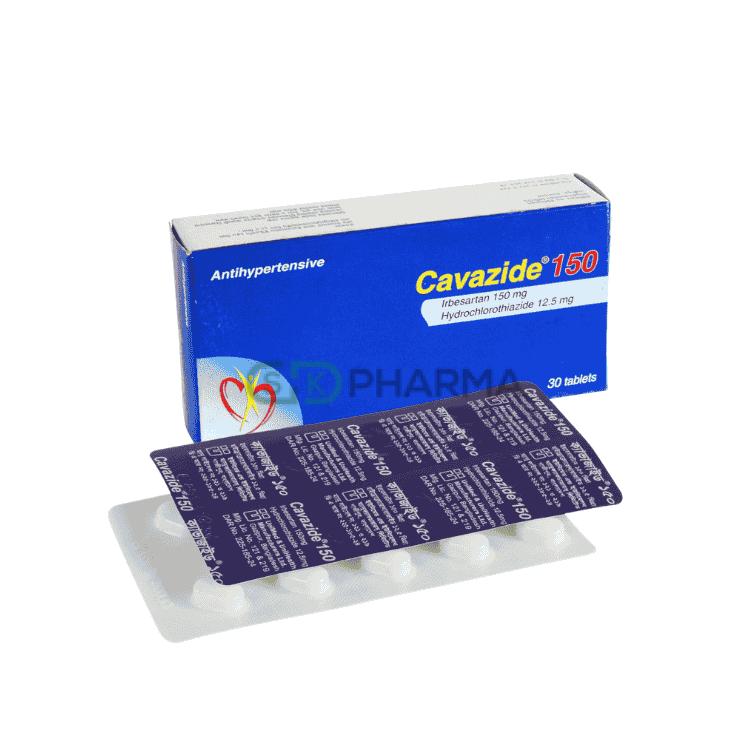 Cavazide Tablet 150 mg+12.5 mg (Irbesartan + Hydrochlorothiazide)