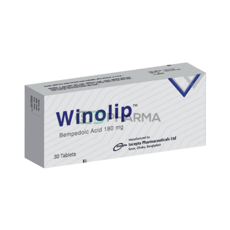 Winolip Tablet 180 mg (Bempedoic acid)