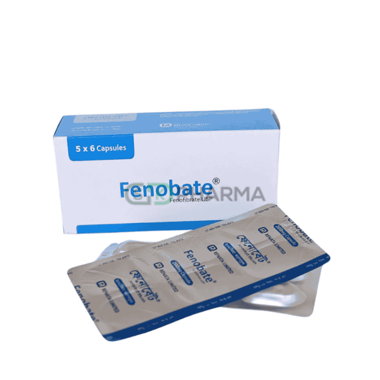 Fenobate Capsule 200 mg (Fenofibrate)