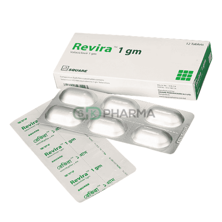 Revira Tablet 1 gm (Valacyclovir)