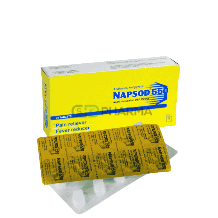 Napsod Tablet 550 mg (Naproxen Sodium)