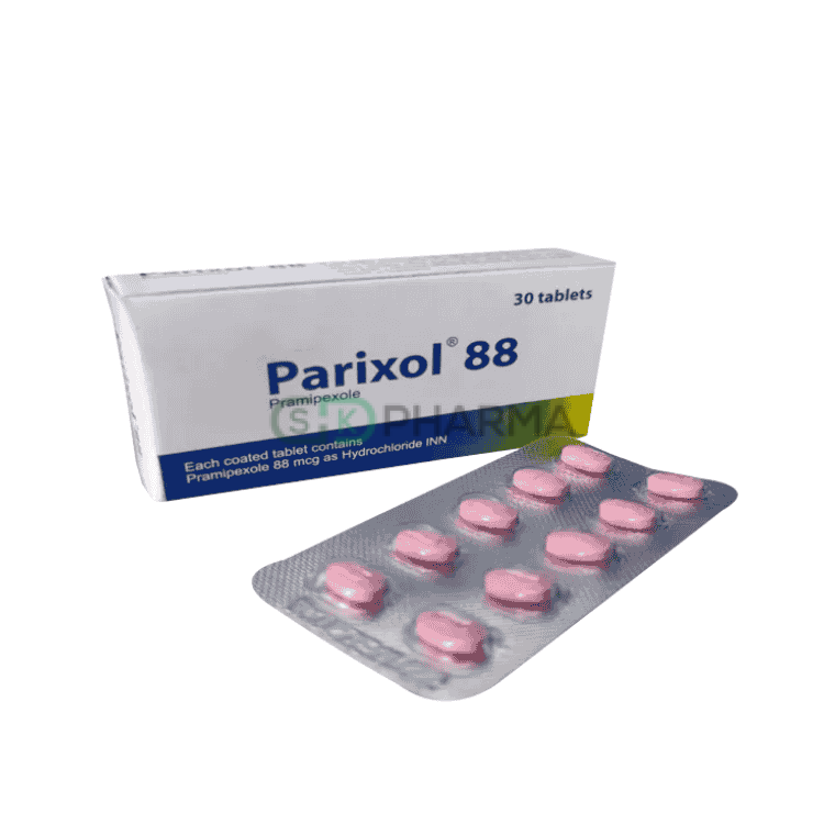 Parixol Tablet 88 mcg (Pramipexole)