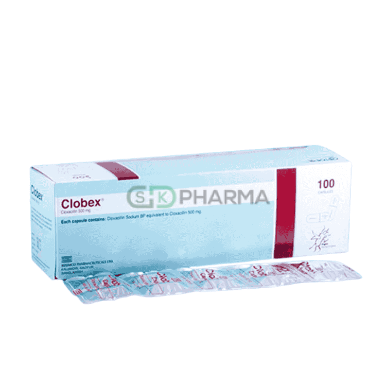 Clobex Capsule 500 mg (Cloxacillin Sodium)