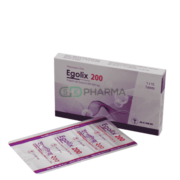 Egolix Tablet 200 mg (Elagolix Sodium)