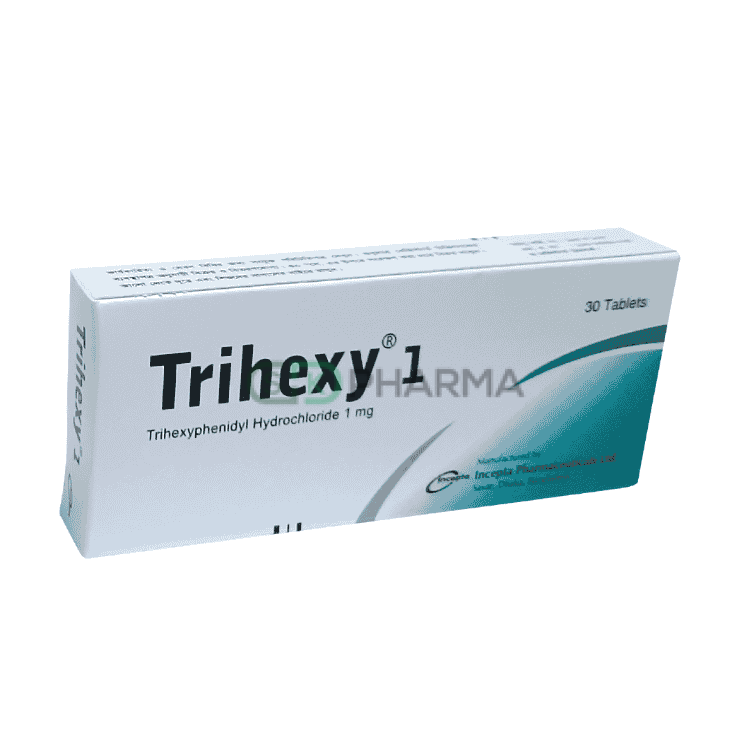 Trihexy Tablet 1 mg (Trihexyphenidyl Hydrochloride)
