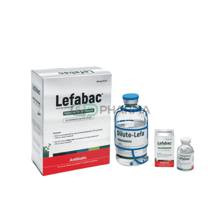 Lefabac Injection 150 mg/15 ml (Lefamulin Acetate)